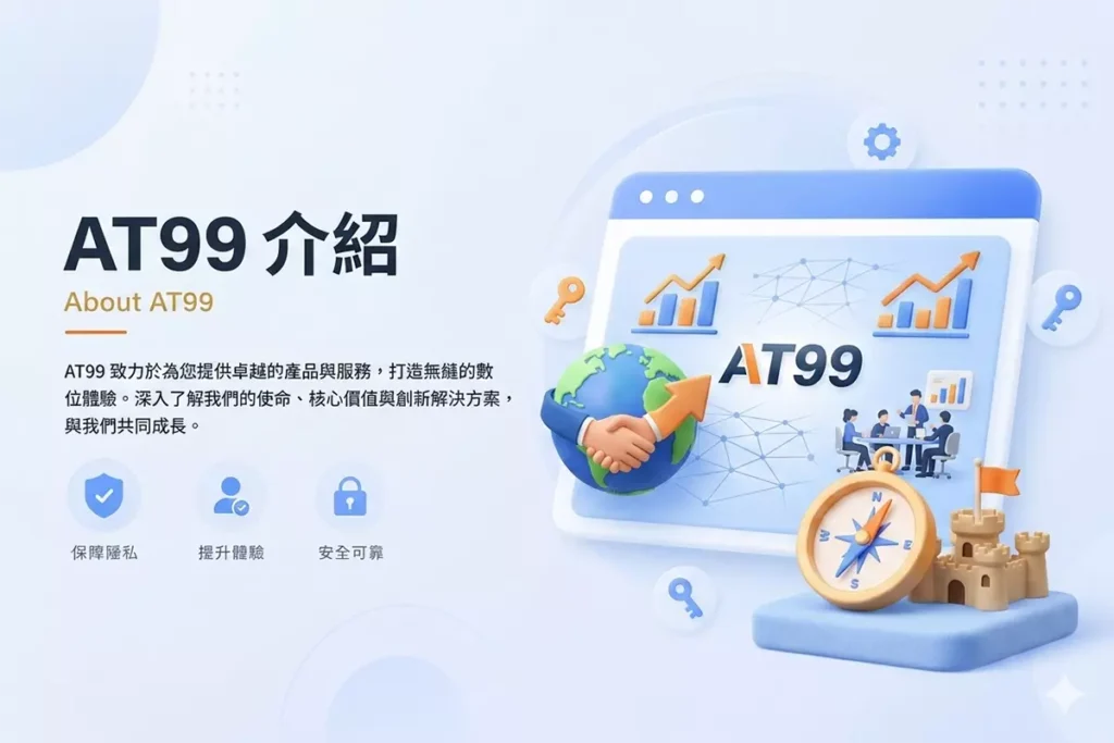AT99介紹頁面封面圖，整理AT99娛樂城平台資訊與玩法內容