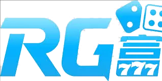 RG娛樂城品牌LOGO與777老虎機元素圖示
